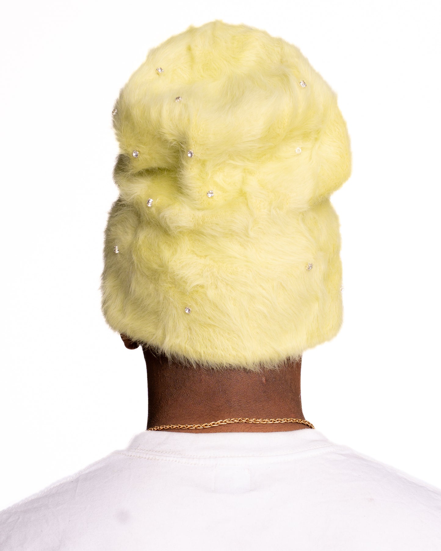 Pistachio Pop-Star Mohair Beanie