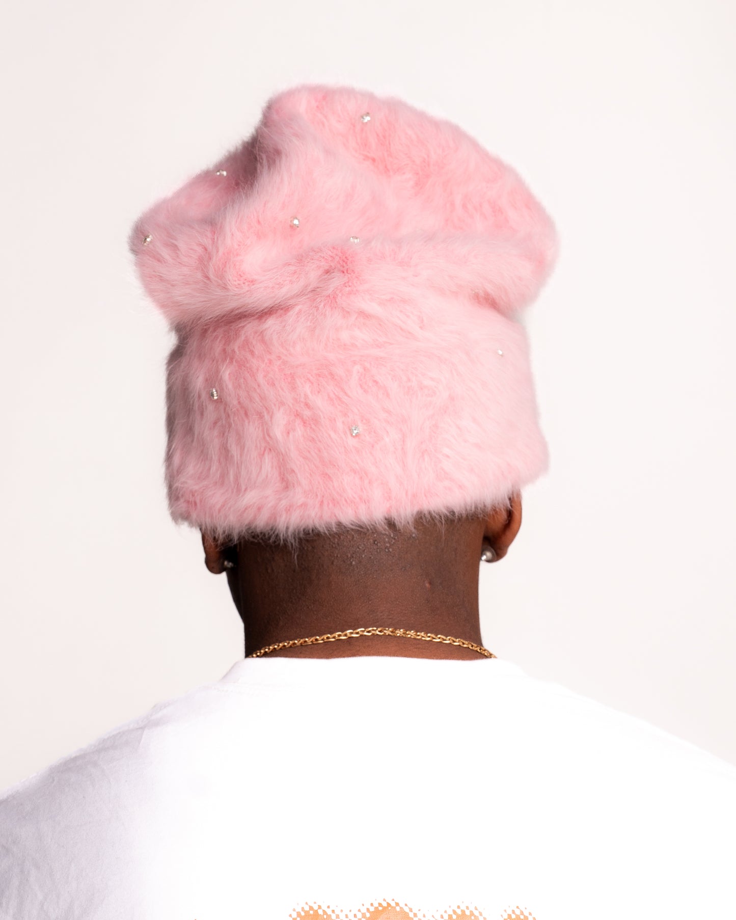 PINK POP-STAR MOHAIRS BEANIES
