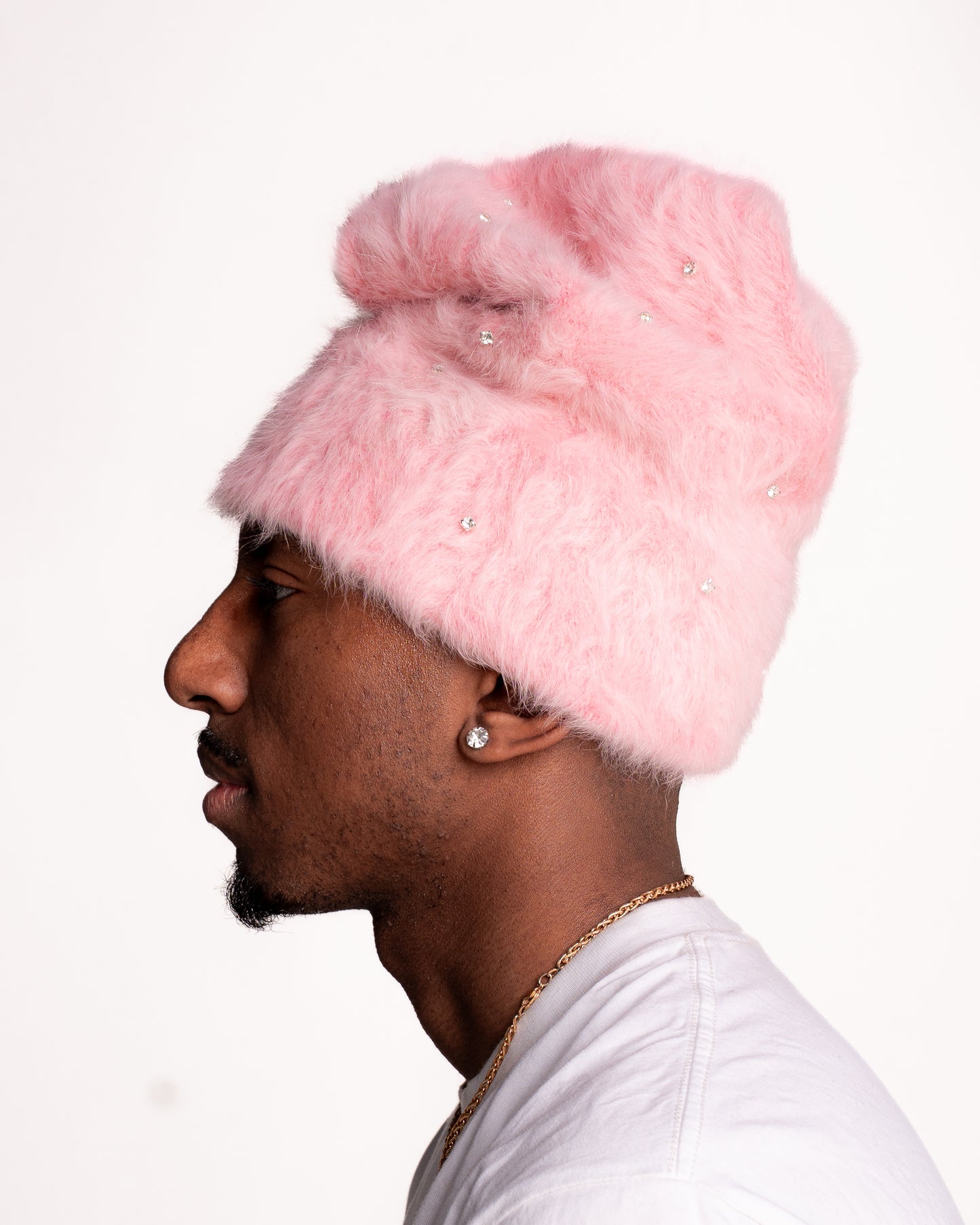 PINK POP-STAR MOHAIRS BEANIES