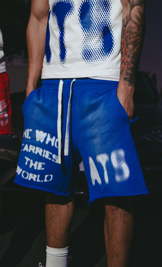 ATS ACID WASH SHORT(BLUE,RED,PINK)